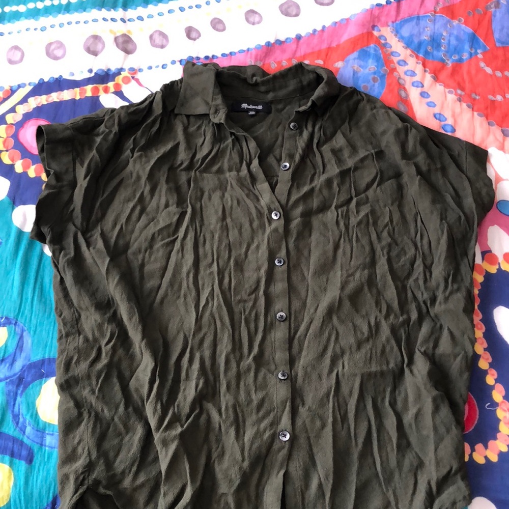 Madewell central drapey shirt